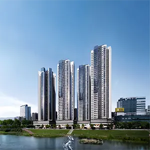 해링턴스퀘어리버파크 아파트일러스트
