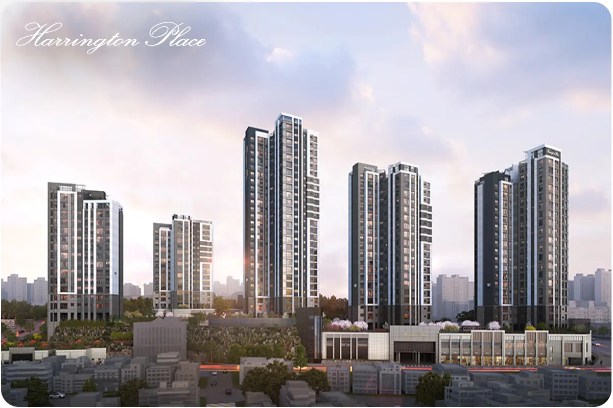 해링턴플레이스 오룡역 조경투시도